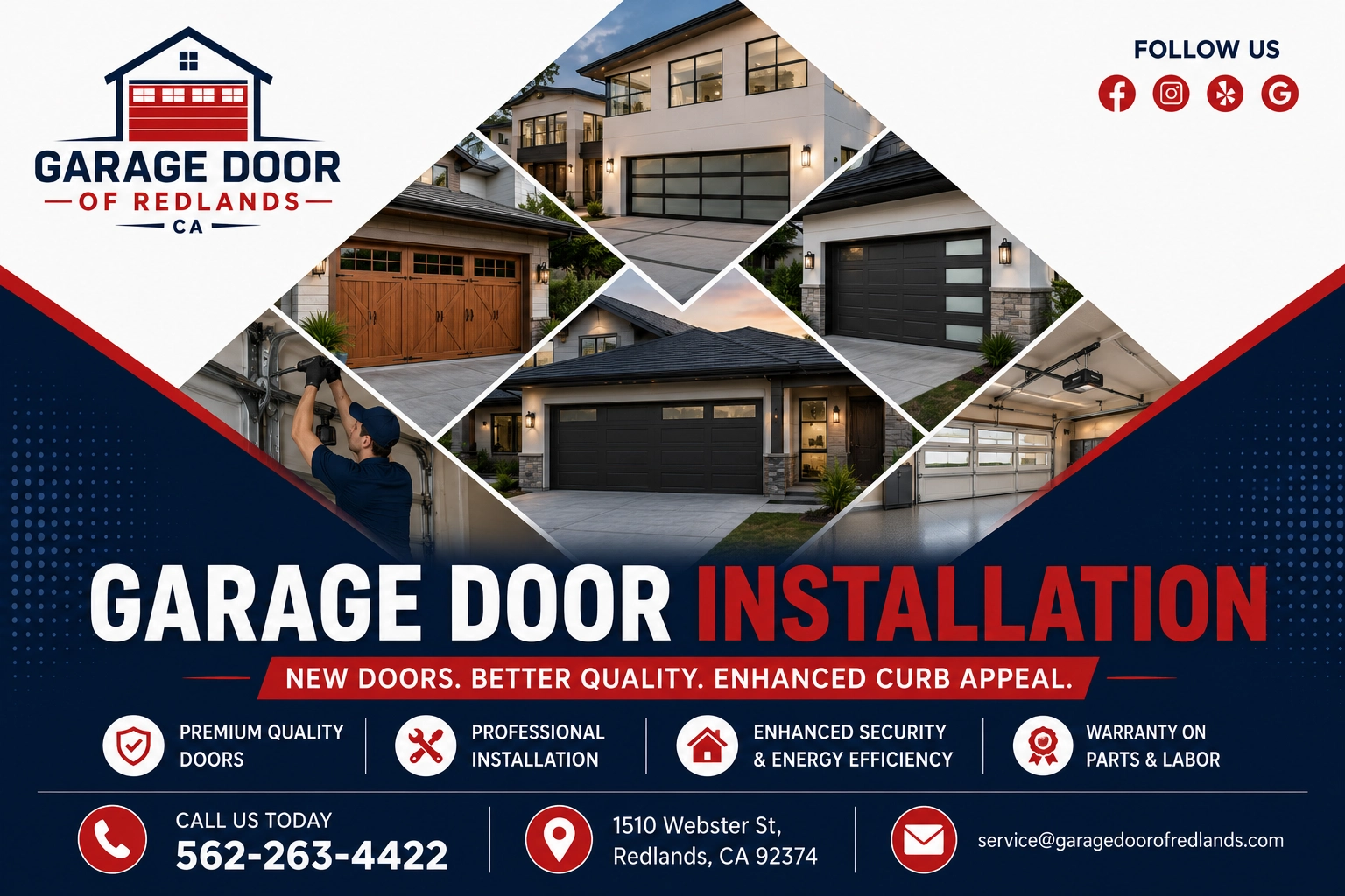 Garage Door of Redlands CA