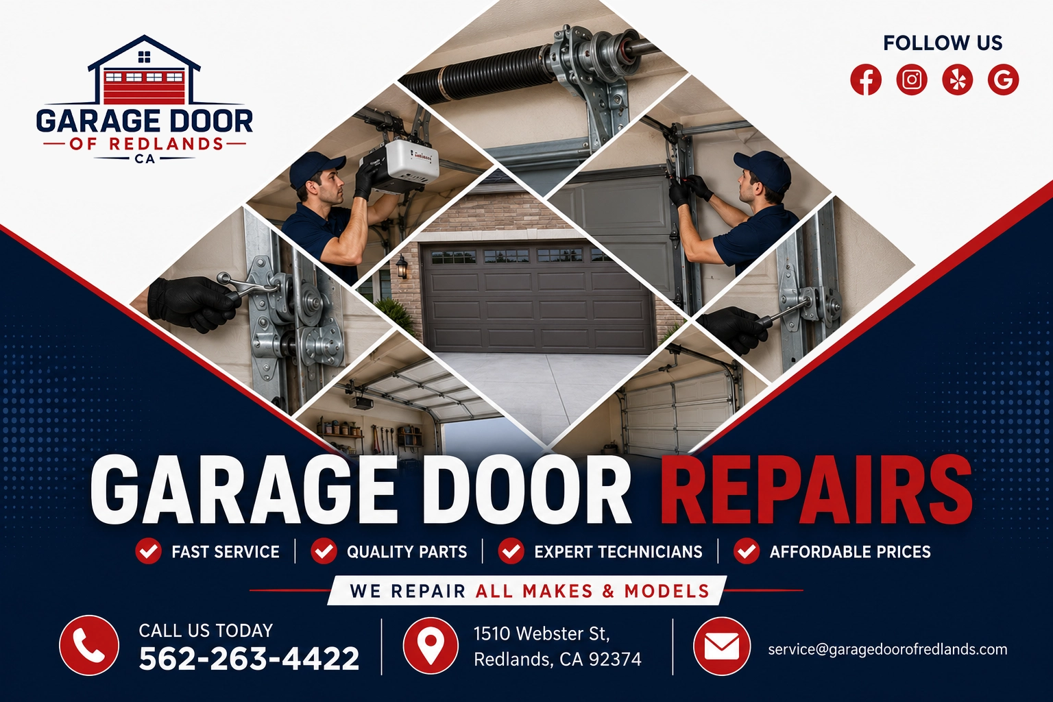 Garage Door of Redlands CA